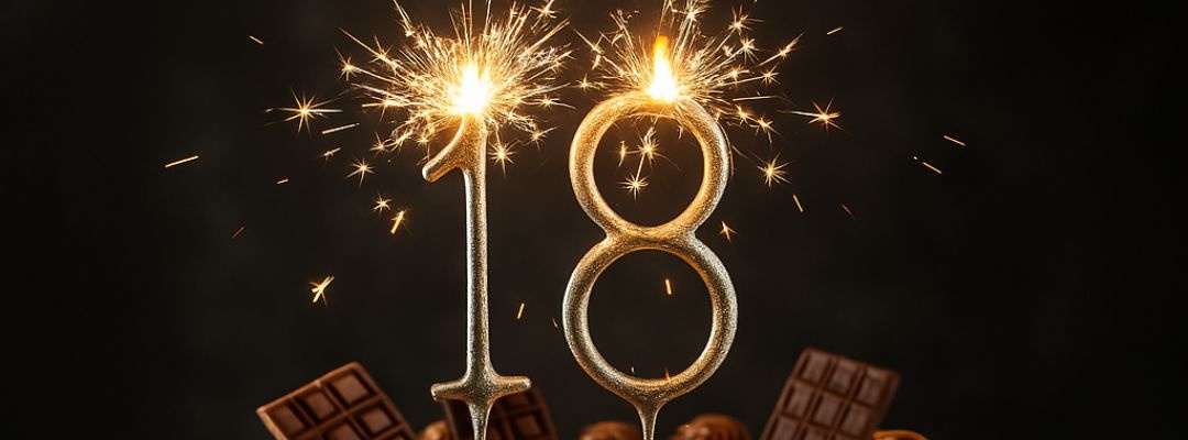 Artificie scânteietoare pentru tort, cifra 8, Amscan
